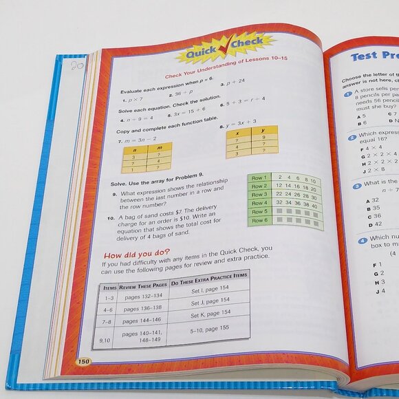 Houghton Mifflin Mathmatics: Student Edition Hard Cover National Level 4 2002 - Picture 6 of 14